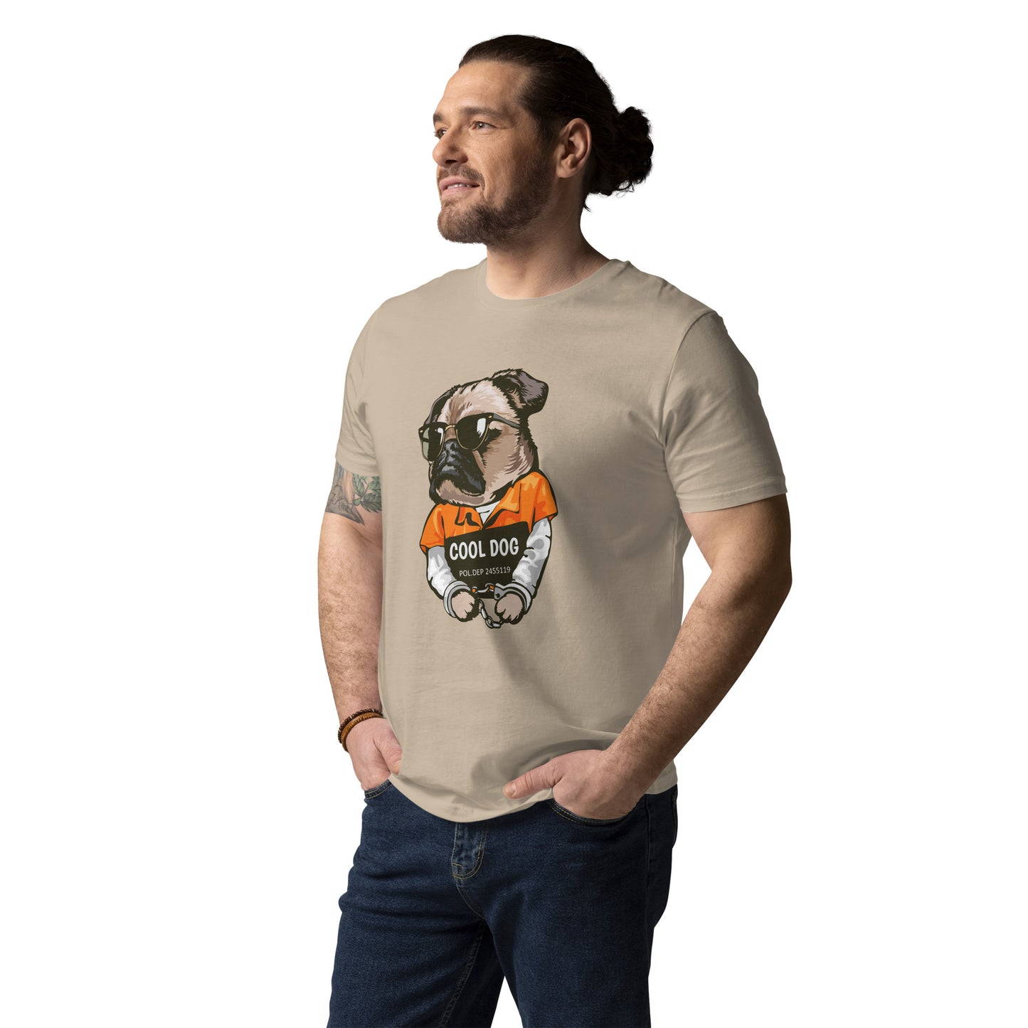 Cool Dog Unisex-Bio-Baumwoll-T-Shirt